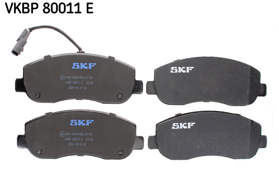 Placute frana SKF VKBP80011E